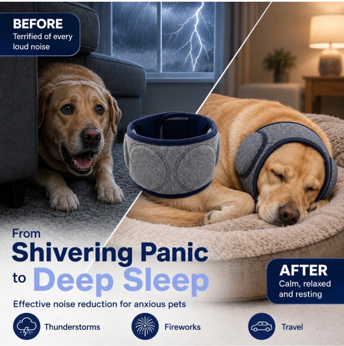 QuietPaws Noise-Reducing Dog Ear Muffs